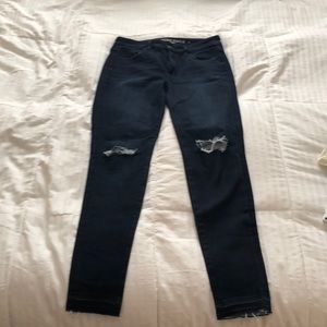 Super stretch size 6 hi-rise jegging